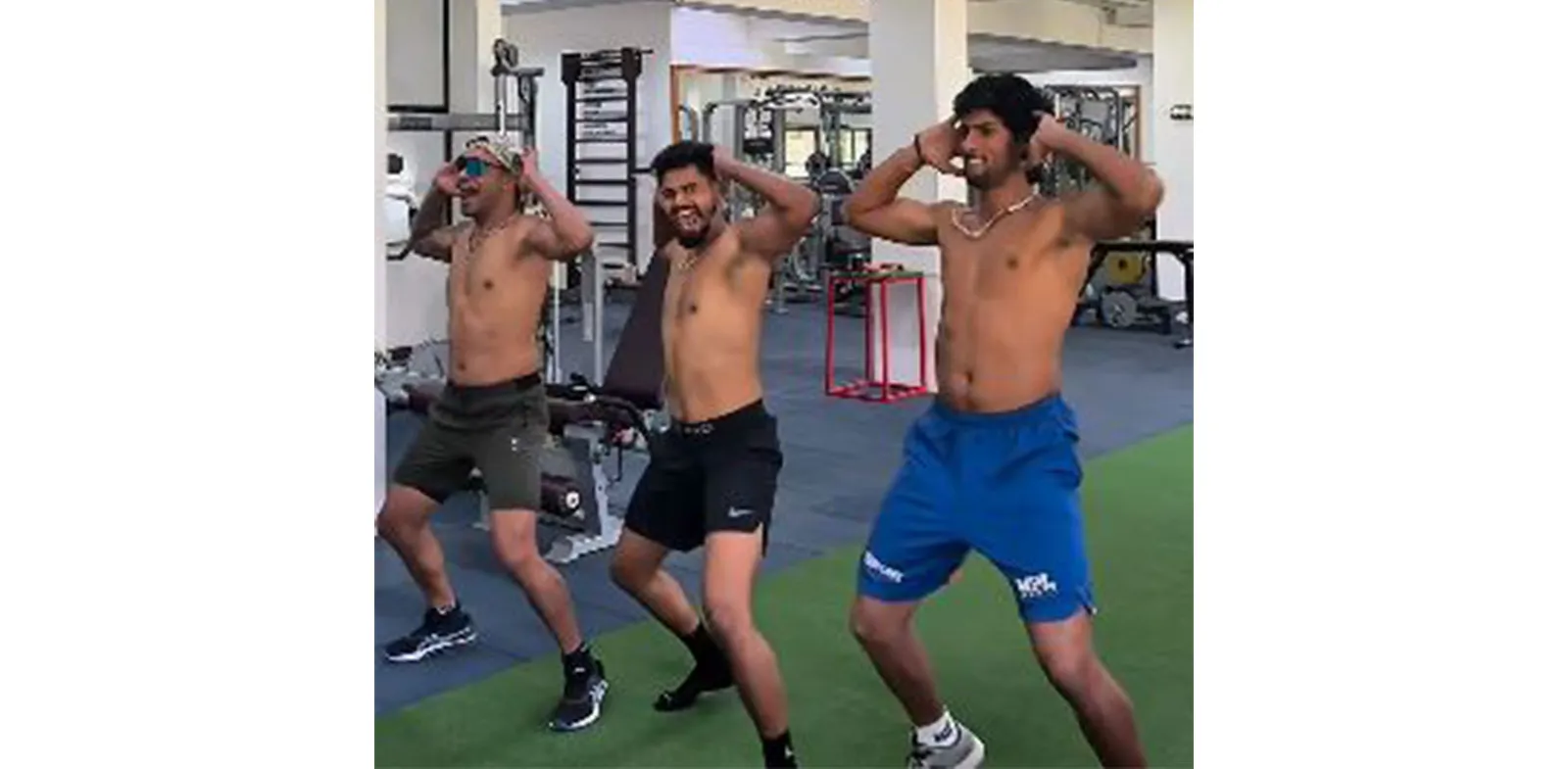 Shreyas Iyer's fun dance video on Ajith's song with Shikhar Dhawan, Tilak Verma from gym leaves netizens in splits