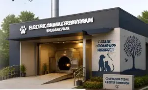 Bhubaneswar’s first electric animal crematorium coming up at Palasuni: Why it matters