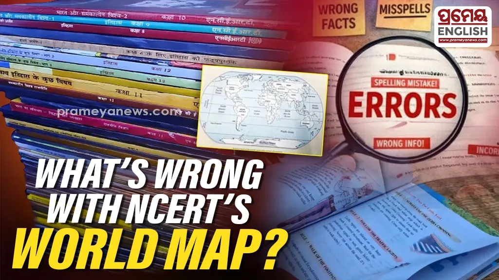 NCERT class 9 SST textbook sparks concern over errors in world map