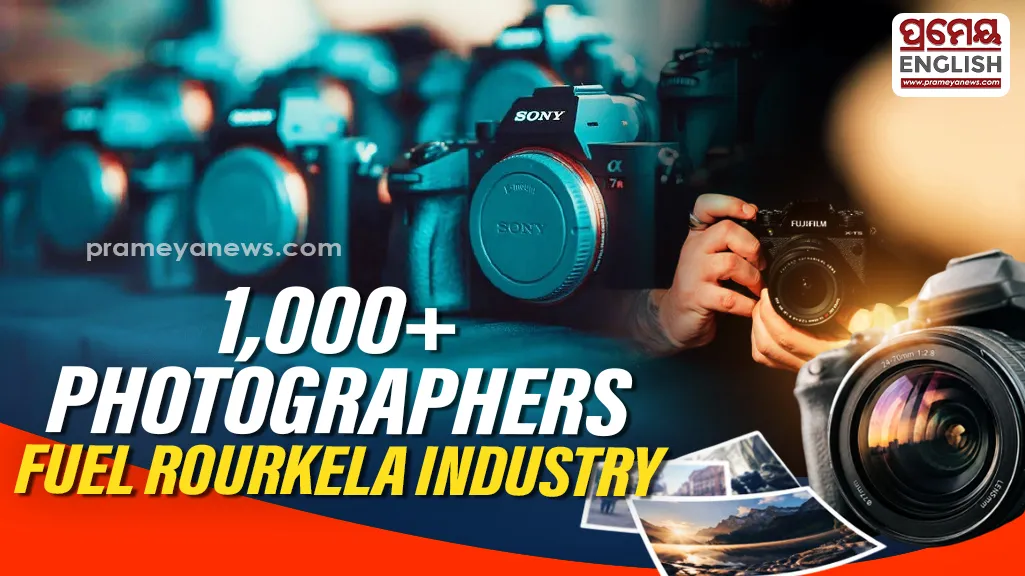Rourkela’s photography industry is witnessing rapid growth with over 1,000 photographers, drone shoots, digital cameras and high-end wedding photography transforming the market.