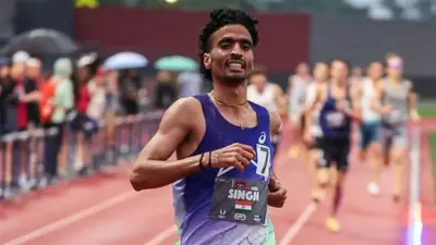 Gulveer Singh Breaks Historic Track Records Winning First Ever CWG 5000m Bronze for India
