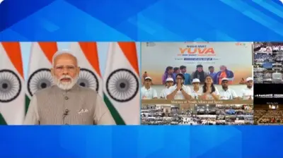 Strict action against drug traffickers, arrests up manyfold: PM Modi at 'Nasha Mukta Yuva Abhiyaan'