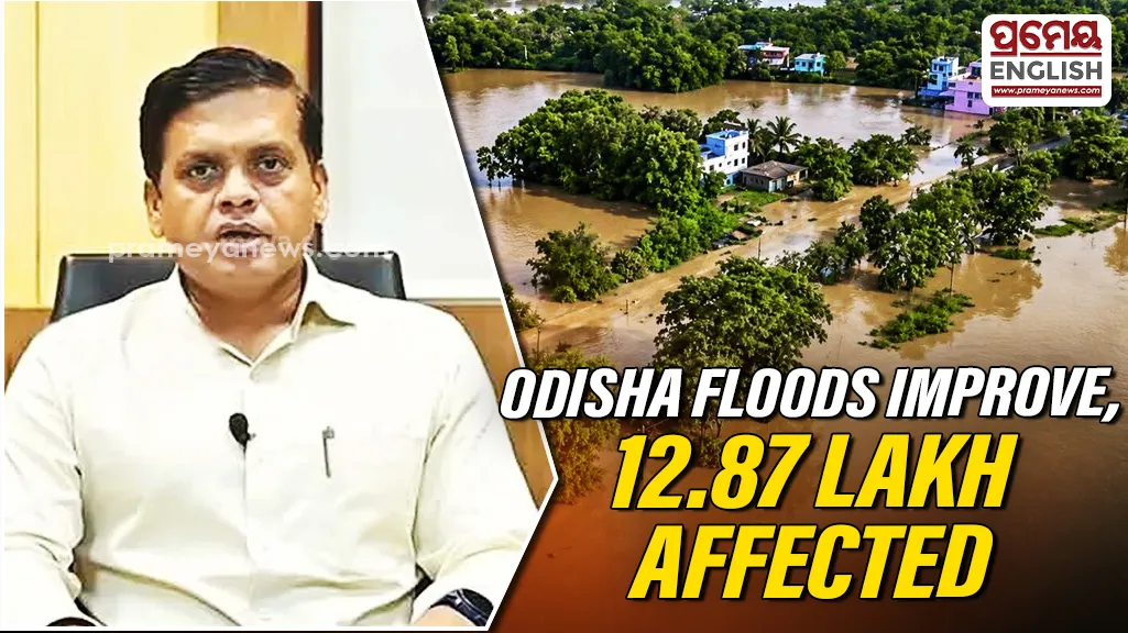Odisha flood situation improves: 12.87 lakh affected, Subarnarekha still above danger mark