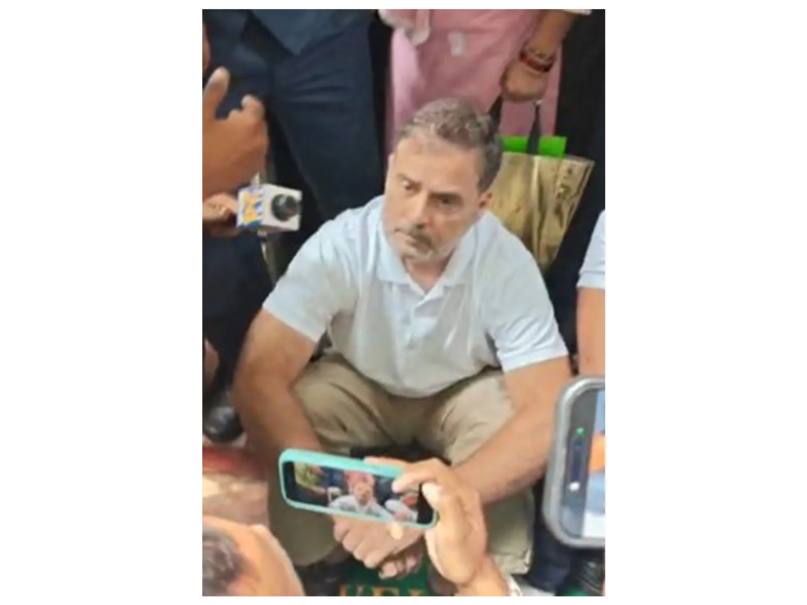 Rahul Gandhi accompanied Lochav to the DCP office on Friday to press for action and seek registration of the case. 