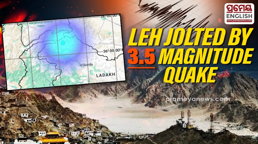 Leh Wakes up to Magnitude 3.5 Earthquake Striking Deep Underground across Ladakh Region