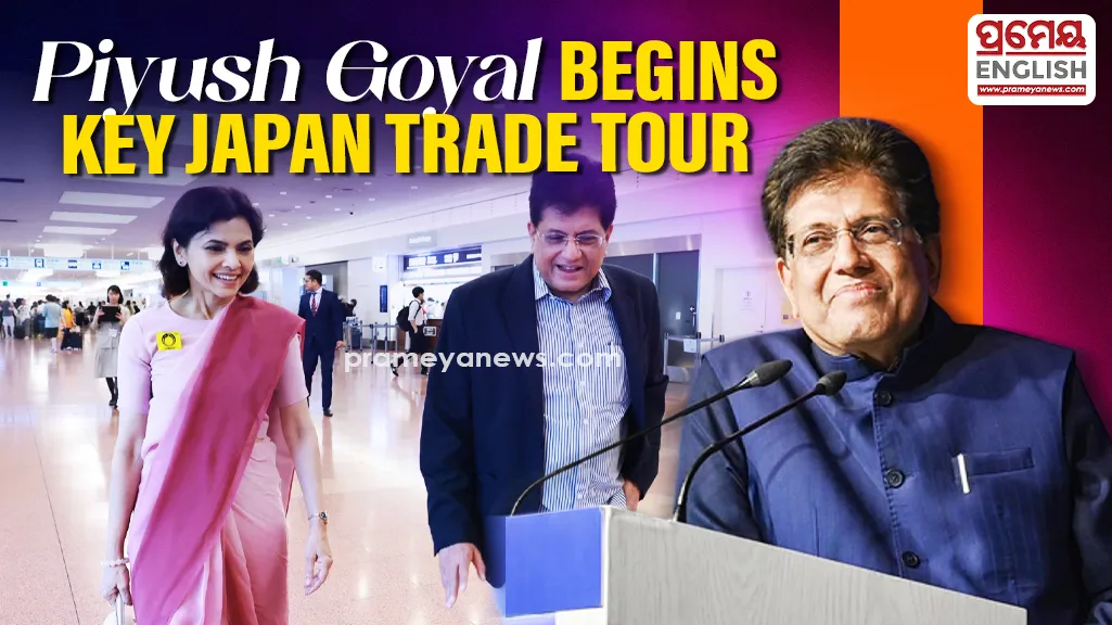 Piyush Goyal Begins 4-Day Japan Tour to Boost $27 Billion India-Japan Trade