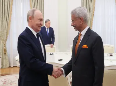 EAM Jaishankar meets Russian President Putin as part of his two-day official visit to Moscow