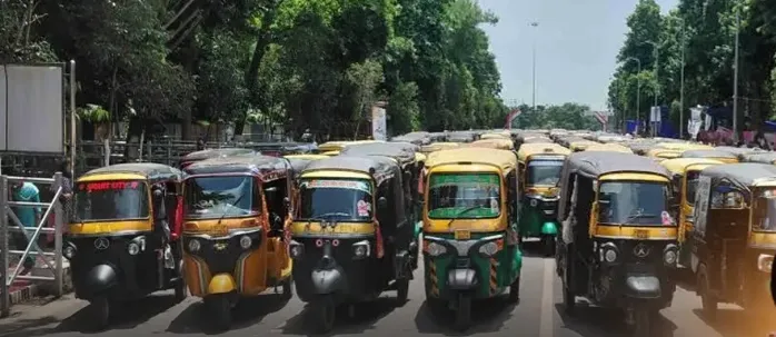 Online auto drivers in trouble after protest; RTO moves to cancel vehicle RCs