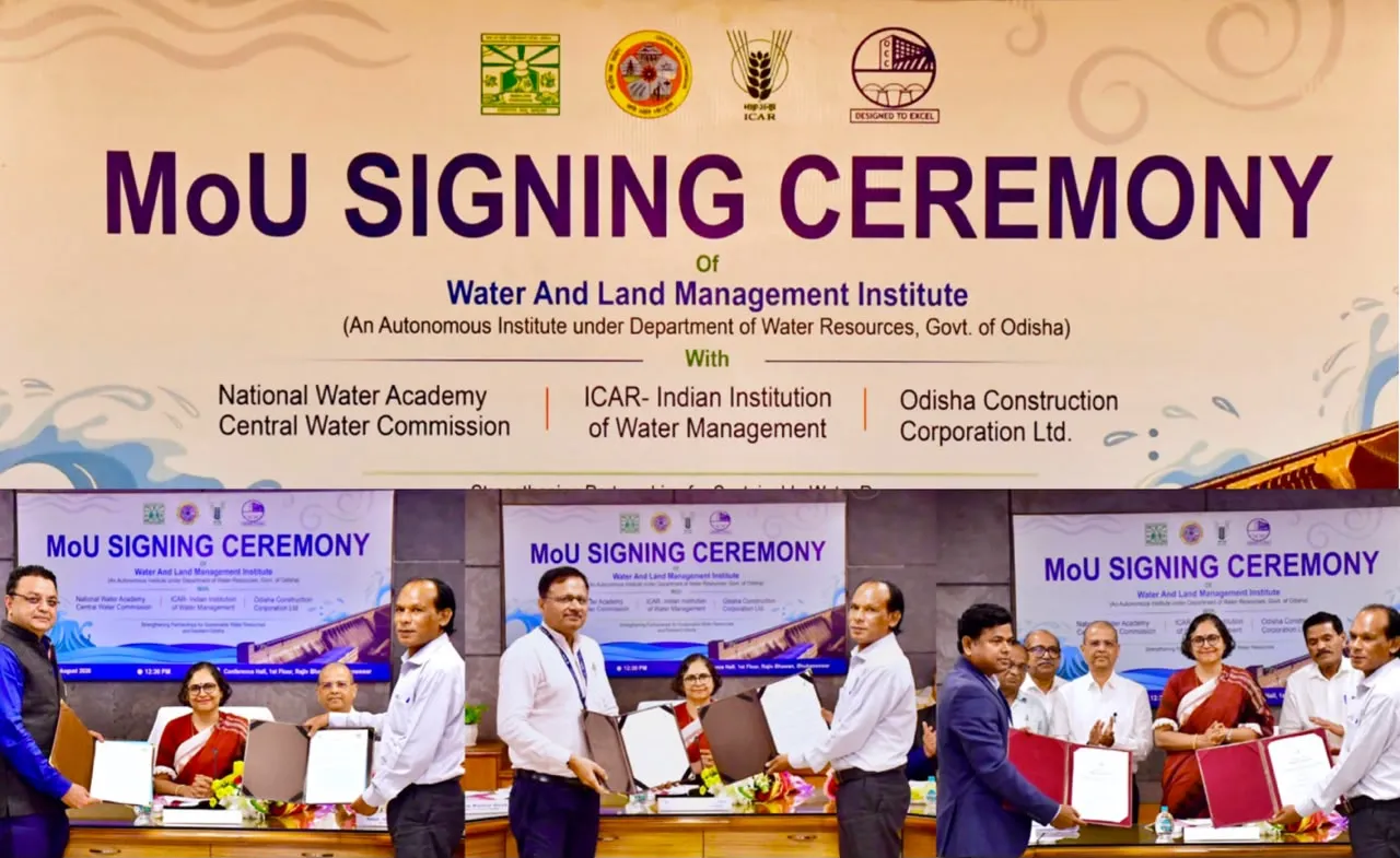 WALMI signs three MoUs to strengthen water resources management in Odisha

