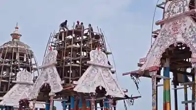 Dismantling of Rath Yatra Chariots begins in Puri