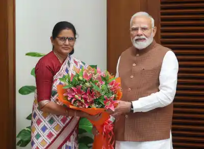 Odisha: Deputy CM Pravati Parida meets PM Modi ahead of 5th Subhadra instalment