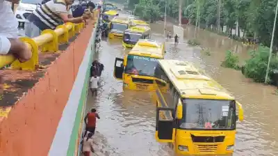 Gurugram Bans School Buses on Flooded Routes While Angry Citizens Demand Better Drainage Solutions