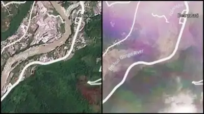 Fresh Satellite Data Shows Deadly Flood Impact along Bhote Koshi River