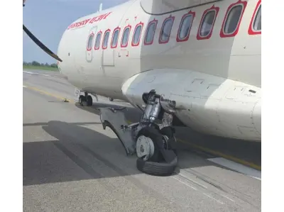 Alliance Air Delhi-Bilaspur flight suffers tyre burst during landing; all 41 on board safe
