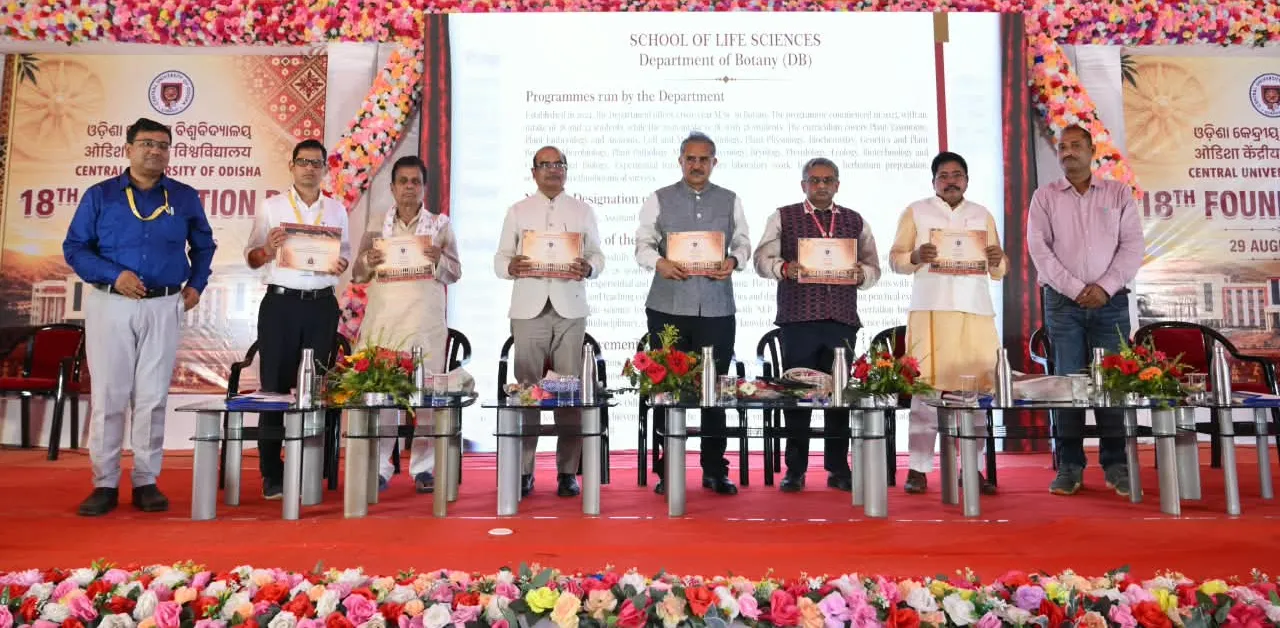 Central University of Odisha celebrates 18th Foundation Day with focus on education, science, skills 
