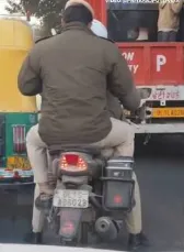 58 Police Personnel Penalised for Riding Without Helmets in Maharashtra’s Latur