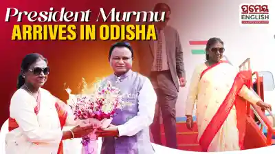 President Droupadi Murmu arrives in Odisha on three-day visit