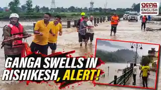 Ganga Water Level Rises in Uttarakhand’s Rishikesh Amid Heavy Rains; SDRF, Police Deployed at Ghats