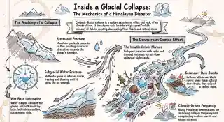 Explained: How Himalayan Glacier Collapse Triggers Deadly Floods Prompting Urgent Prevention Strategy