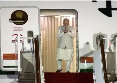 PM Modi Arrives in Bishkek for 26th SCO Summit