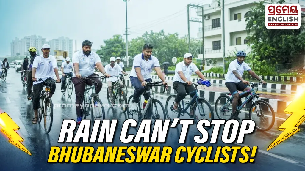 Sunday Cycle rally in Bhubanesar