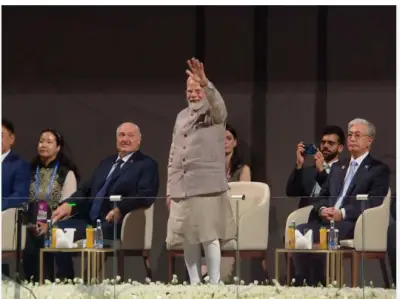 PM Modi Attends Opening Ceremony of 6th World Nomad Games in Bishkek, Greets Indian Contingent