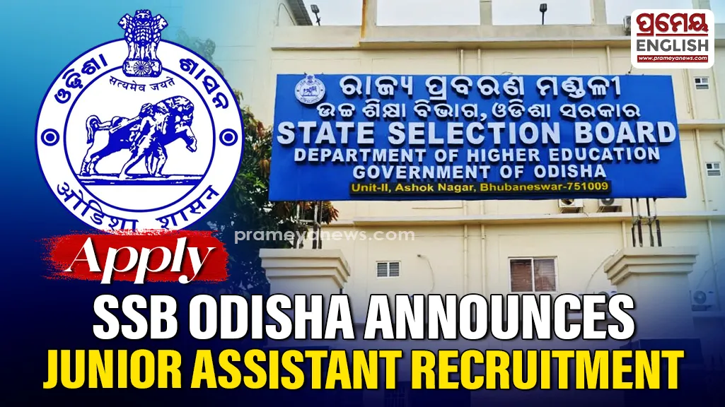 Odisha SSB invites applications for 14 Junior Assistant posts; apply by August 18

