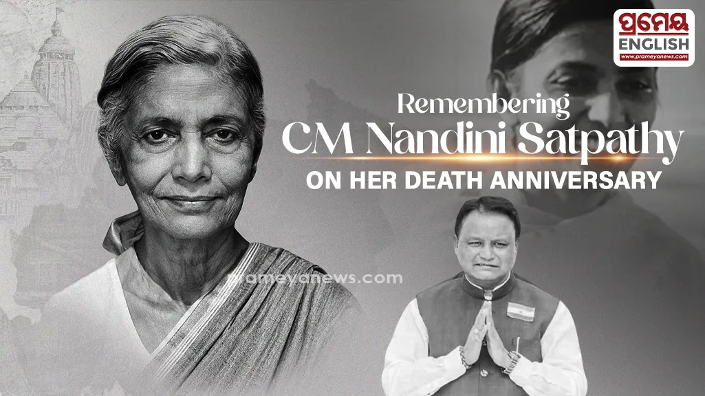 CM Mohan Charan Majhi pays tribute to former Odisha CM Nandini Satpathy on death anniversary