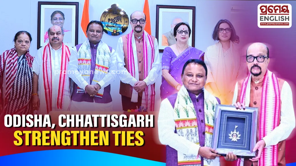 Chhattisgarh Governor Ramen Deka on Thursday paid a courtesy visit to Odisha Chief Minister Mohan Charan Majhi at Lok Seva Bhawan in Bhubaneswar. Raipur (North) MLA Purandar Mishra was also present during the meeting.