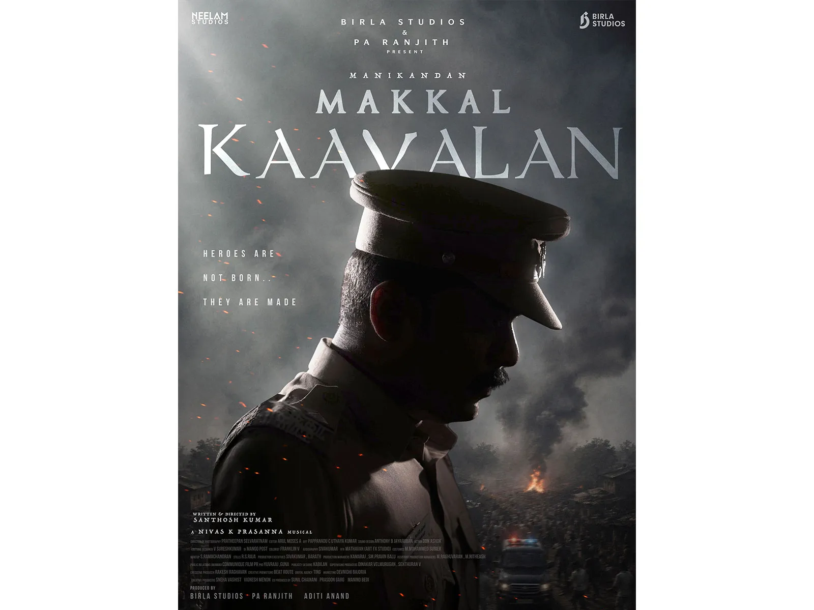 Mani Kandan's upcoming film titled 'Makkal Kavalan', first look poster unveiled