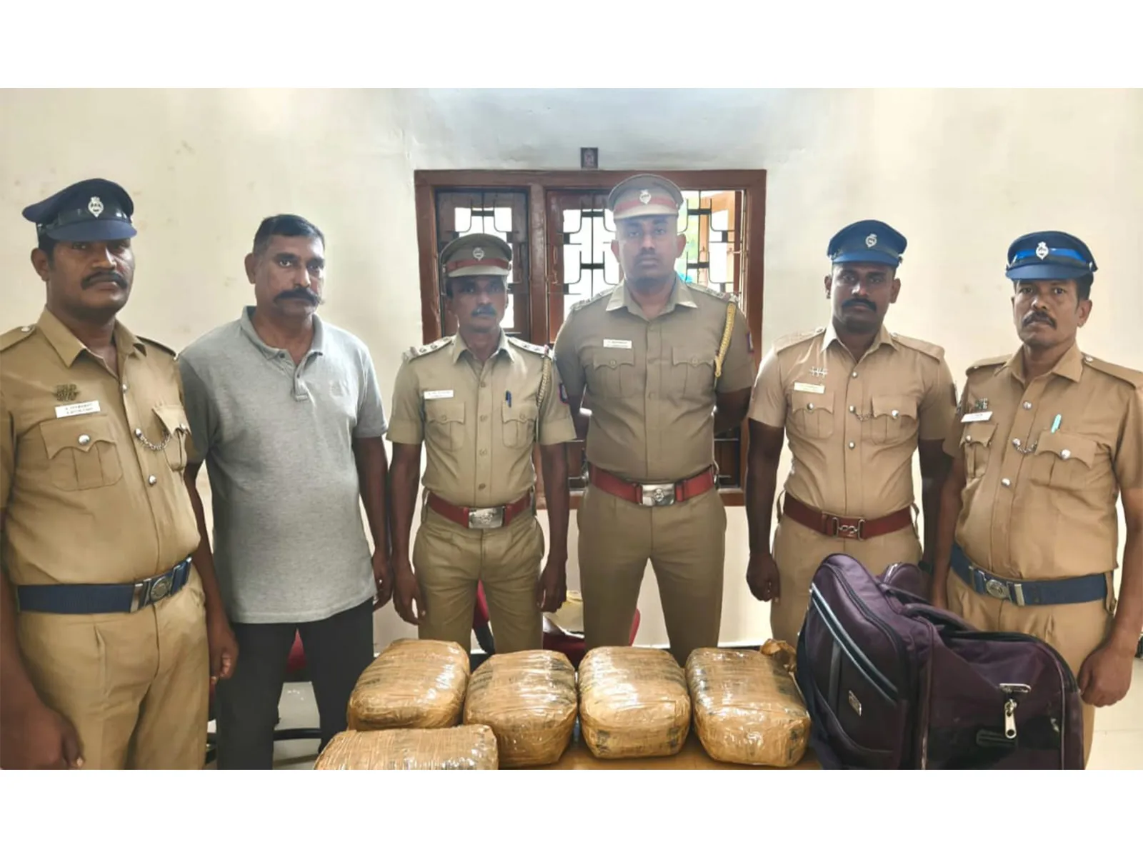 Tamil Nadu: 290 kg of cannabis headed for Sri Lanka seized near Uchipuli; 2 held
