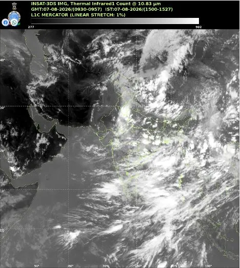 Presence of Vast Ocean Clouds is Delaying Heavy Monsoon Rains across India