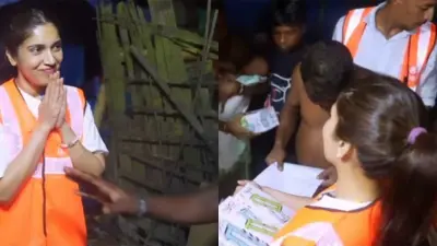 Bhumi Pednekar travels through floodwater to reach stranded families in Assam 