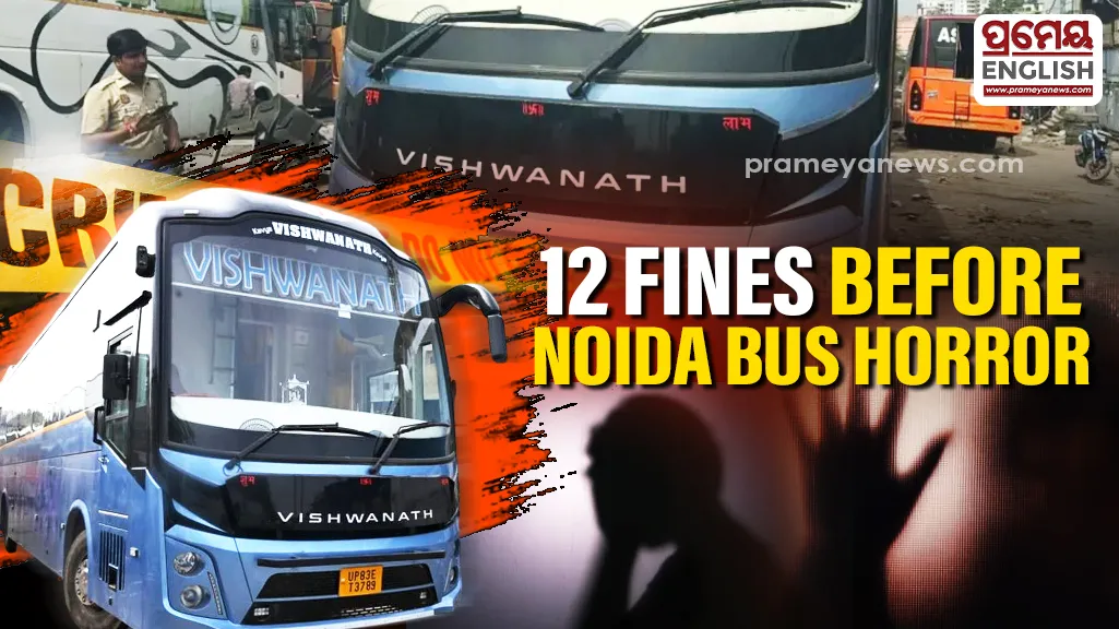 Noida Sleeper Bus in Teen Assault Case Racked Up Twelve Traffic Fines before Brutal Attack
