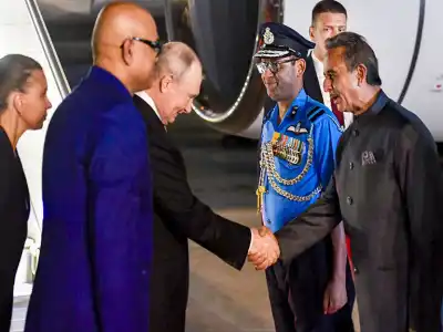 Putin touches down in New Delhi to attend 18th BRICS Global Summit