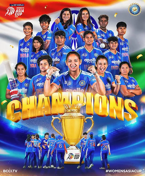 India crushes Sri Lanka by 72 runs to secure eighth Asia Cup cricket championship