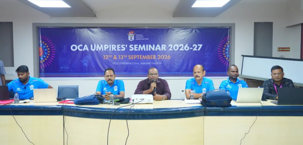 Senior BCCI Educators train 106 State Umpires at Kataka to elevate domestic match standards