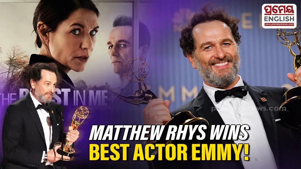 The actor Rhys is a three-time nominee this year. He also shares in “The Beast in Me’s” nomination for outstanding limited series as an executive producer, while he is also up for the award for outstanding lead actor in a comedy for Apple TV’s 'Widow’s Bay.'