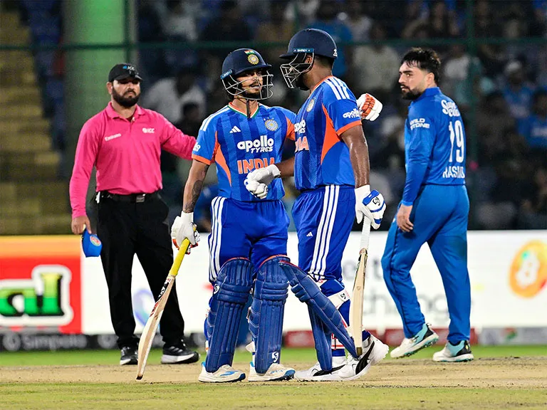 Sensational batting by Samson and bowling by Reddy ensure series victory against Afghanistan