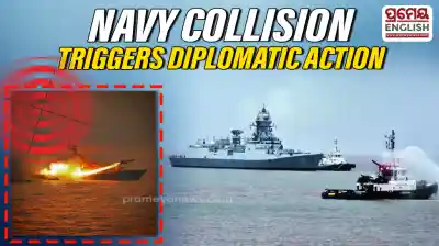 Pakistan navy ship hits Indian warship prompting swift diplomatic action