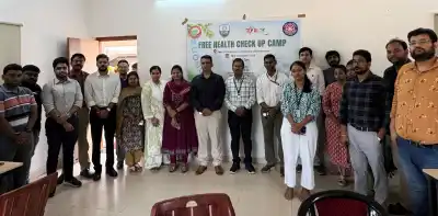 Free health camp organised by SUM Lifesciences and SOA NSS