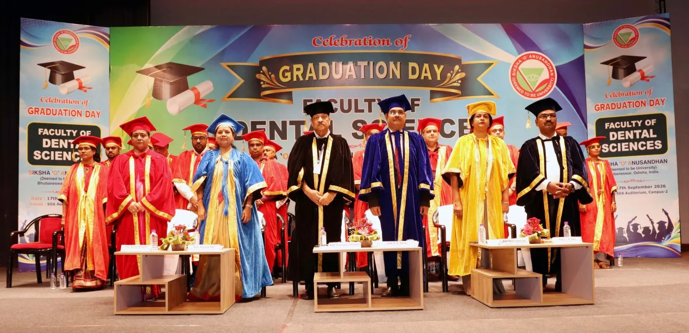 Graduation ceremony organised for SOA dental science students