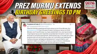 President Murmu extends birthday greetings to PM Modi, praises 25 years of public service
