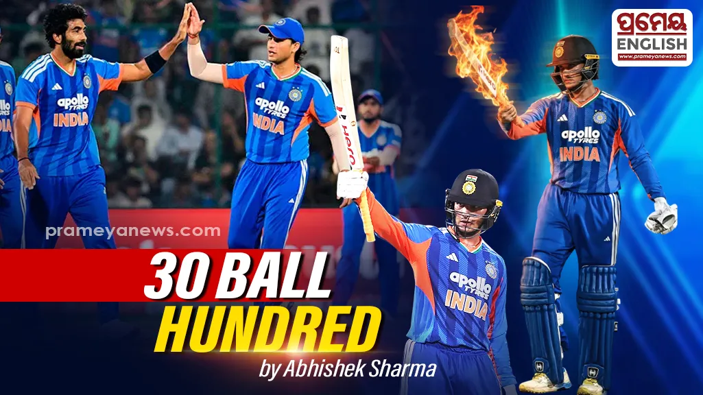 Abhishek Sharma Smashes 30-Ball T20I Century as India Beat Afghanistan by 127 Runs