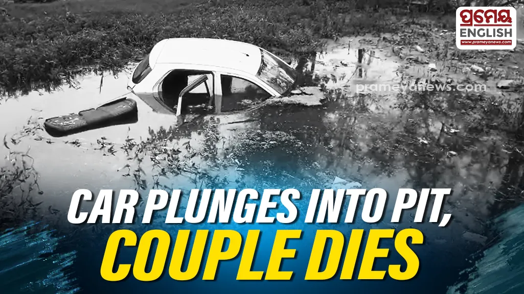 Couple killed after car falls into water-filled pit near Paradip market
