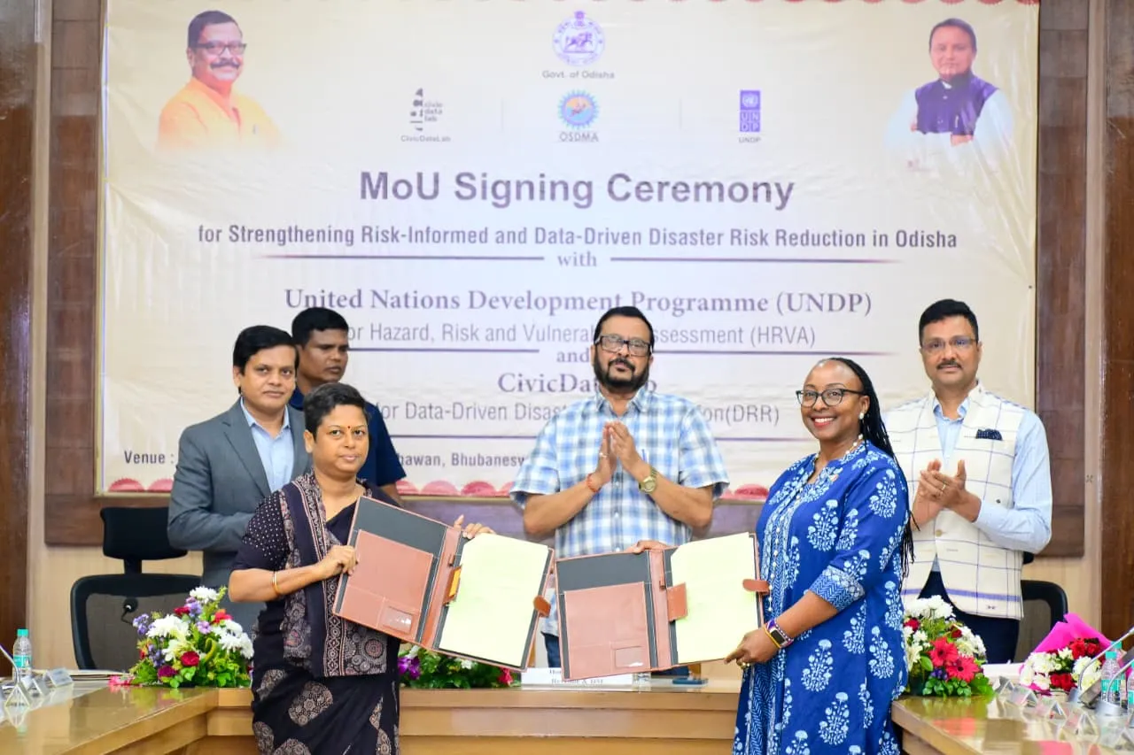 OSDMA signs two MoUs to strengthen data-driven disaster management in Odisha
