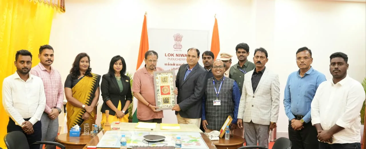 Odisha journalists call on Puducherry Lieutenant Governor

