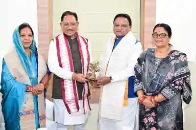 Chhattisgarh CM arrives in Bhubaneswar, says Mahanadi issue will be resolved soon