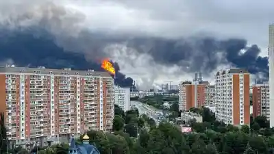 Ukrainian drones strike Moscow oil refinery during final day of Russian Parliamentary Elections