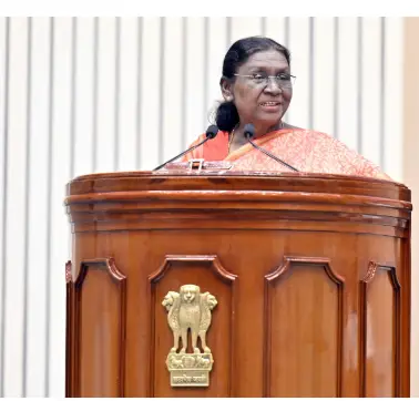 President Murmu recalls tribal childhood, highlights traditional wisdom in climate action
